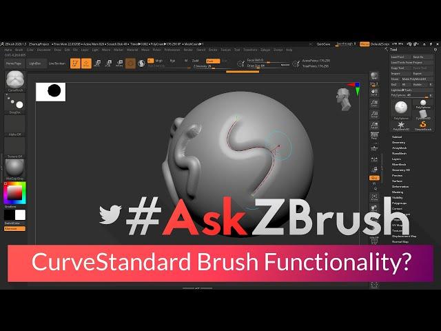 #AskZBrush - "How can I make other brushes function like CurveStandard and CurvePinch?"