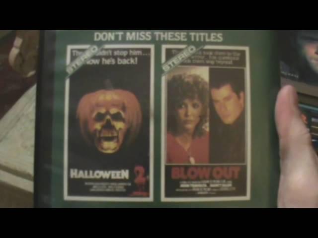 British Horror VHS on Roadshow Home Video