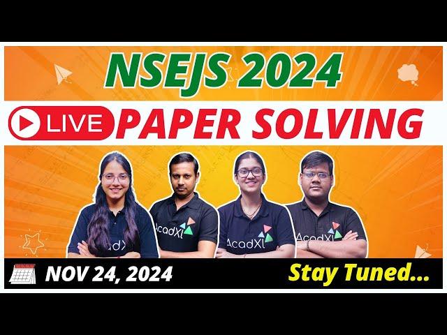  NSEJS Paper Solving Live | Physics, Biology & Chemistry | Expert Solutions! #nsejs #foryou #pcb