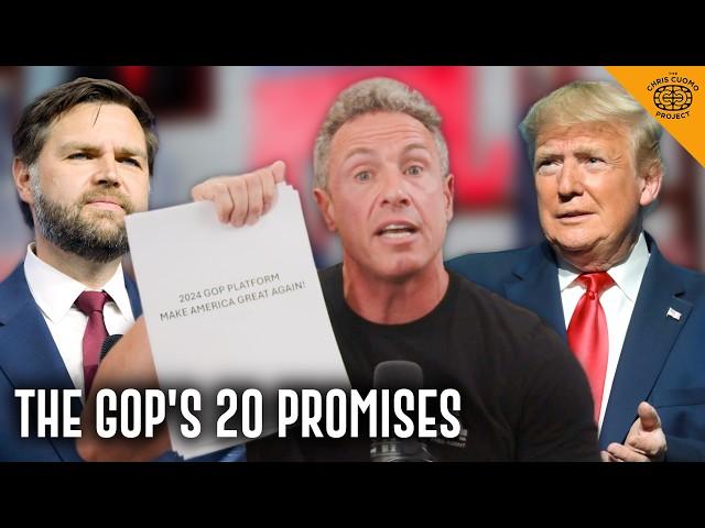 Chris Cuomo breaks down the 20 promises in the 2024 GOP platform