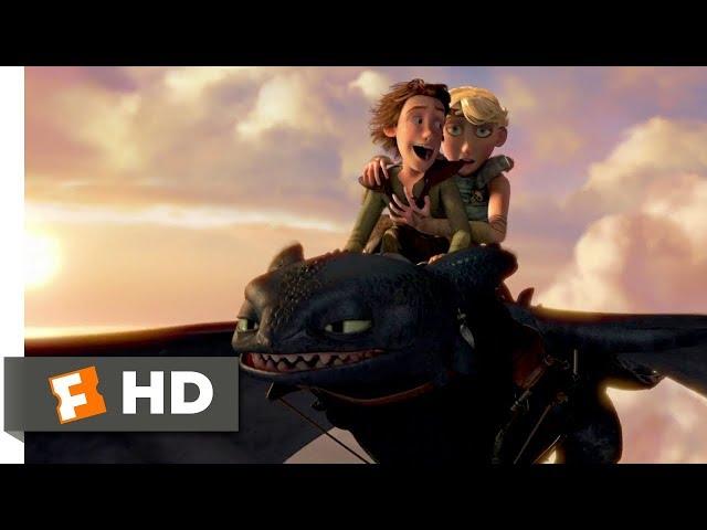 How to Train Your Dragon (2010) - Going For A Ride Scene (6/10) | Movieclips