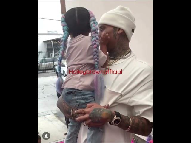 Chris Brown with kid #chrisbrown #shorts