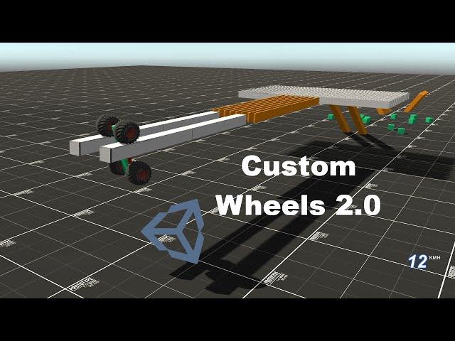 Unity 3d custom wheel colliders 2.0 ( Not raycast based)