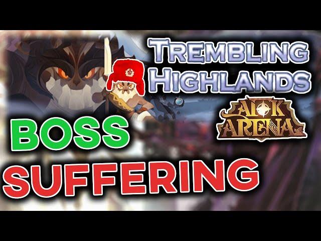 Trembling Highlands - 15 boss tries (Almost rage quitted) [AFK ARENA]