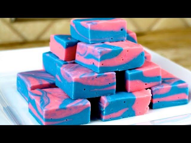 Homemade Cotton Candy Fudge | FunFoods