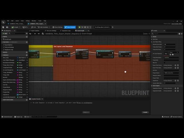 Export Master Sequence  to Blender and FTrack -Sequencer Custom Plugin in  Unreal Engine 5.