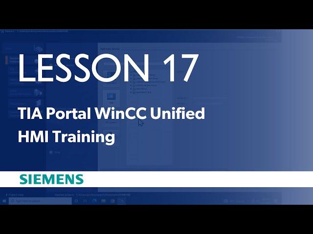 Lesson 17 - User Admin | Siemens HMI Training