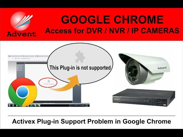 This plugin is not supported Chrome | plugin not supported | cctv Plugin