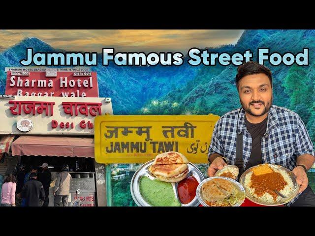 Jammu Famous Street Food Tour || Pandit ji Kalari Kulcha, Delicious Rajma Chawal & more