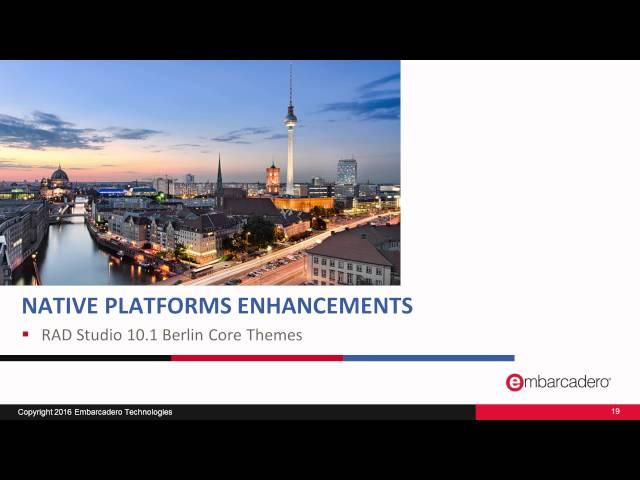 Webinar Replay: Introducing RAD Studio, Delphi and C++Builder 10.1 Berlin