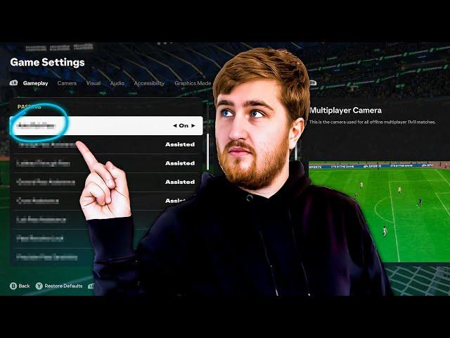 *IMPORTANT* EA FC 25 Settings You NEED To Change To Win More Games!   Camera + Controller Settings