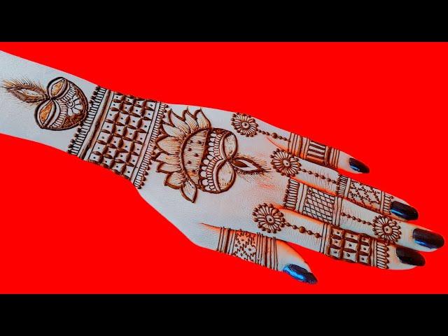 Unique Diwali Special Mehndi Design 2024 | Happy Diwali Mehndi Design Simple | Easy Mehndi | Mehndi