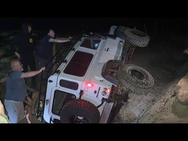 Land Rover Defender Td5 Rollover Part 1