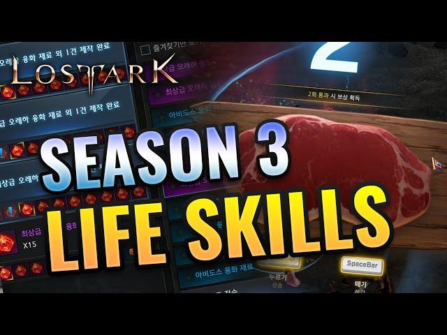 SEASON 3 LIFESKILLS - Prepare early to get big gains