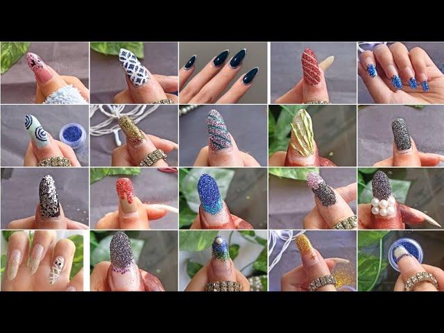 Trending 20 Glitter Nail Art Designs for 2024