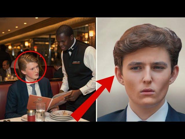 Waiter Fired for Helping Barron Trump, Next Day He Receives Call from Donald Trump AND...