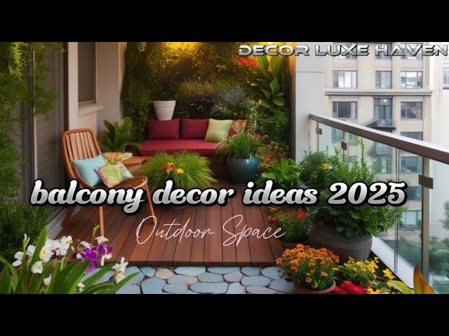 balcony decor ideas 2025||Transform Your Outdoor Space||#americanhomes