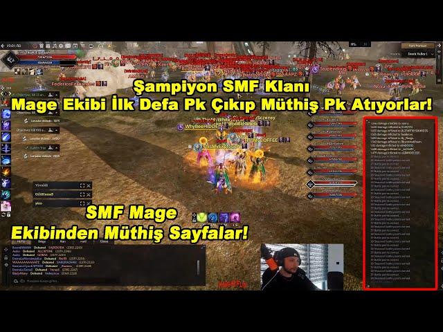 ExplosioN - Şampiyon SMF Klanı Mage Ekibi İlk Defa Pk Çıkıp Müthiş Pk Atıyorlar! | Rise Online