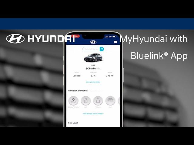 MyHyundai with Bluelink® App | Bluelink® | Hyundai