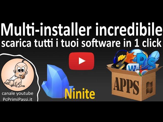 Installa tutte le applicazioni che vuoi in 1 click con Ninite