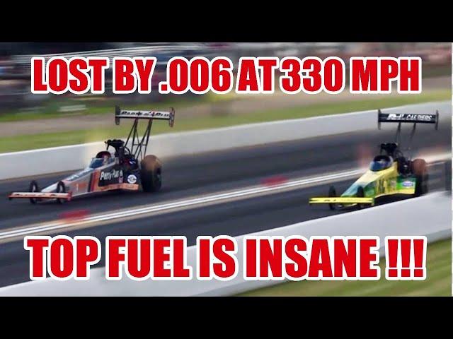 “Top Fuel Madness at Route 66! Lost by .006 at 330 MPH”