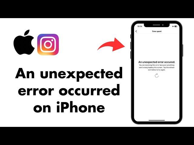 Fixed: Instagram An Unexpected Error Occurred on iPhone iOS 16/17