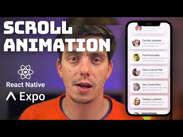 React Native Scroll Item animation effect - FlatList and Animated API