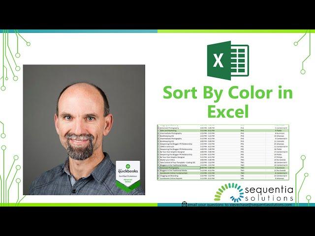 Sort by Color in Excel