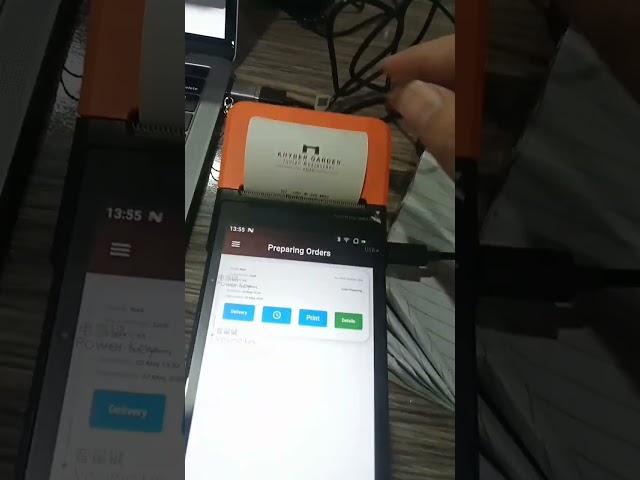 flutter app integration with printer #sunmiv2pro #pos #flutter #viralvideo #shorts