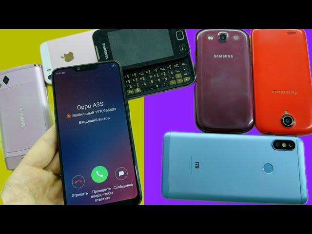 Incoming Call OppO A3S & timer Meizu M5 vs Lenovo vs Samsung vs IPhone