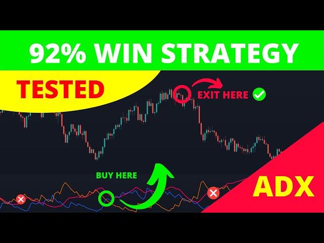 I TESTED a 92% Win Rate ADX Trading Strategy with an Expert Advisor - SURPRISING RESULTS 