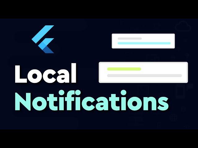 Flutter Local Notifications (Push Notifications #1)