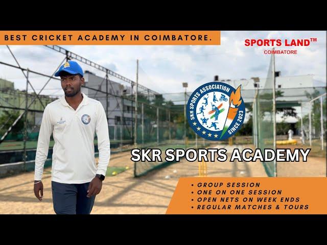 CRICKET ACADEMY IN SARAVANAMPATTI COIMBATORE | SKR CRICKET ACADEMY REVIEW | #cricket