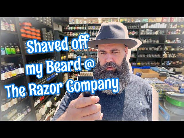 Shave Beard Off at The Razor Company