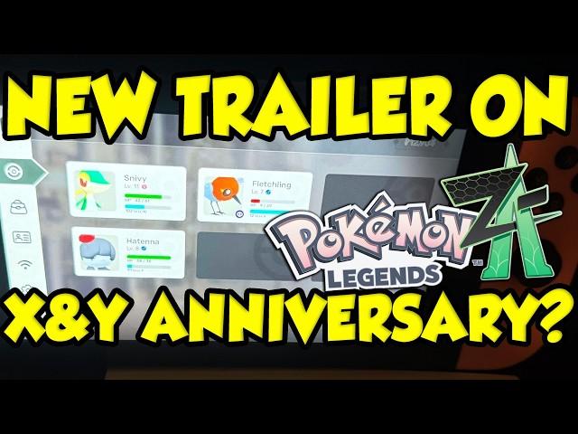 POKEMON PRESENTS ON POKEMON X&Y ANNIVERSARY??? New Pokemon Legends ZA Trailer Possible!