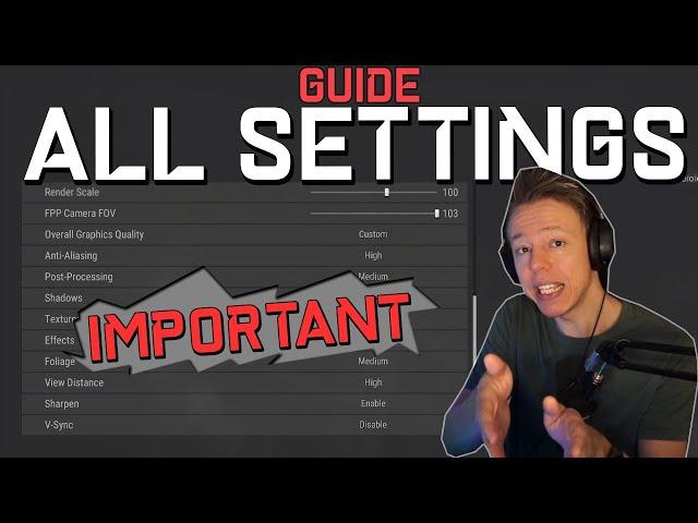 GUIDE: FULL PUBG SETTINGS GUIDE - Graphics/Keybinds/Gameplay settings - Learn the important ones!