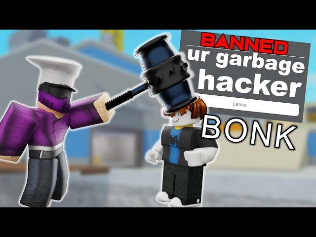 BANNING HACKERS IN ARSENAL | ROBLOX