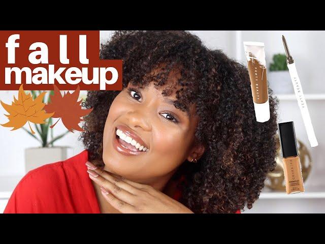 EASY fall inspired day time look using NEW makeup || alyssa marie