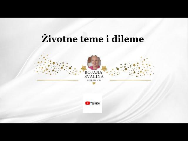 Životne teme i dileme - Petkom u 21 s Bojanom - 13.12.2024.