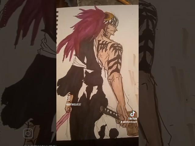 Draw Renji #bleachtybw #bleachanime #animefanart #fanart #anime #renji #renjiabarai