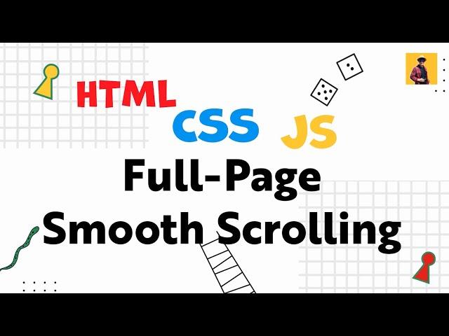 Full-Page Smooth Scrolling Anchor Links with HTML | CSS | JS