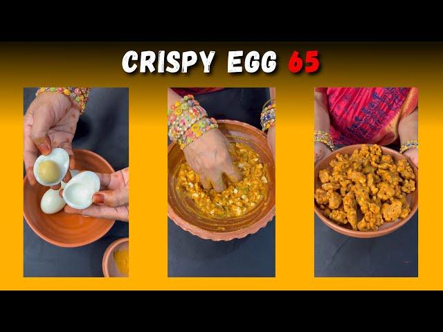 Easy Egg Snack Recipe | Crispy Egg 65 Recipe | The Cookingamma