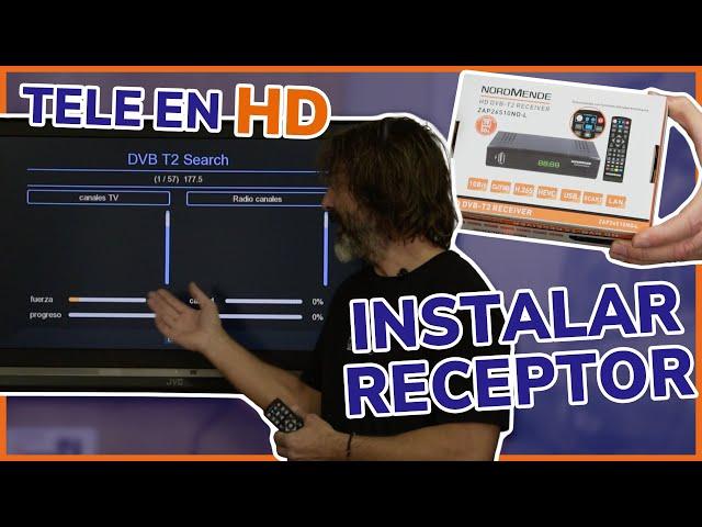Cómo conectar y sintonizar un receptor TDT HD 