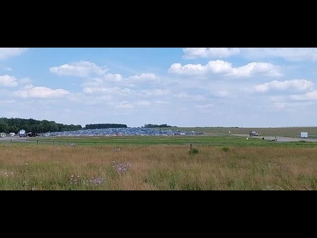 Runway and high technology  in the distance ILA BER 20240608