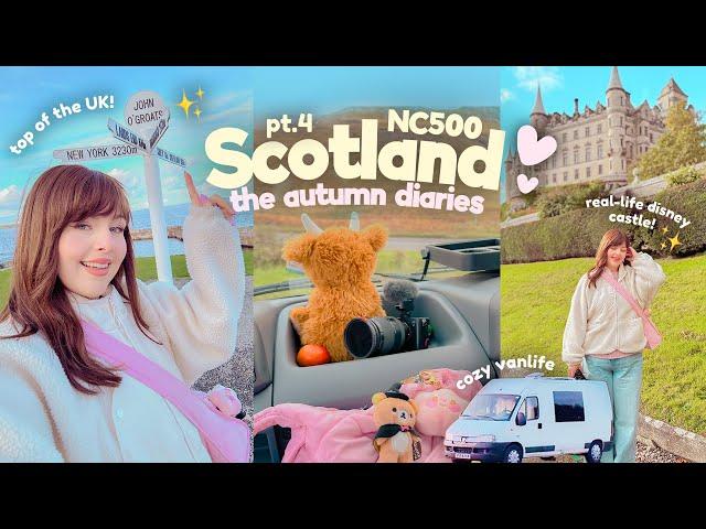 NC500  Cozy days in Dornoch & Scottish highland castles  Dunrobin, John O Groats & Smoo Cave pt.4