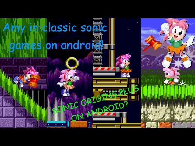 Amy in classic sonic games on android! (NO LINK)