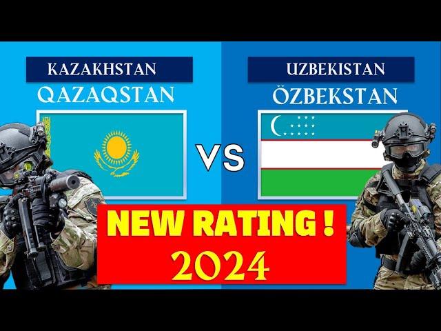 NEW! Kazakhstan vs Uzbekistan Military Power Comparison 2024