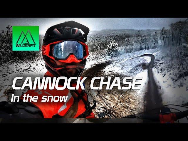 3 of the best Cannock Chase downhill MTB trails - In the Snow