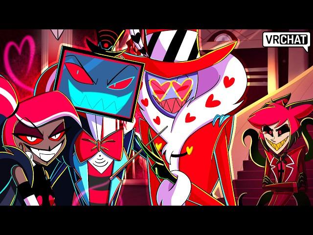 The VEES TAKE OVER the Hazbin Hotel in VRChat