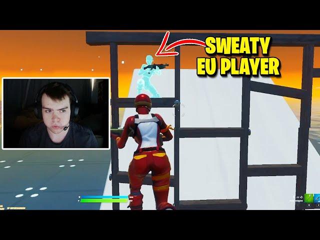 Mongraal vs Sweaty EU Player 1v1 Buildfights!